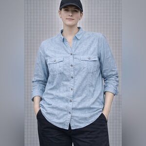 BKE Sky Blue Casual Button Down Shirt